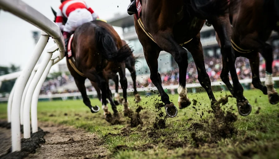 4コーナーの通過順から馬場の偏りを読むイメージ