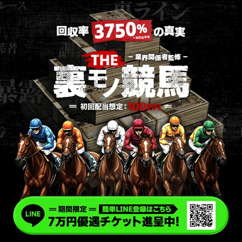 THE裏モノ競馬のTOP画面